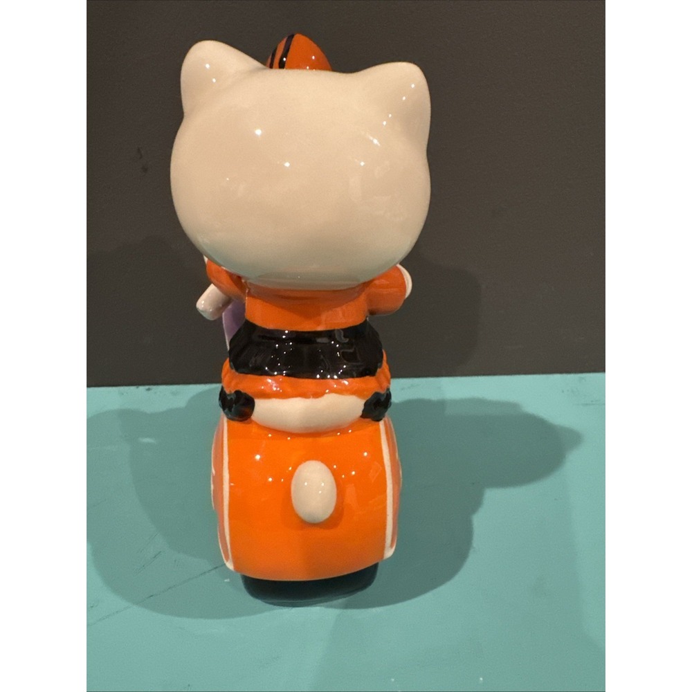 Hello Kitty Blue Sky Halloween Scooter 6 inch Ceramic Figure 2025 NEW Release - Picture 4 of 4